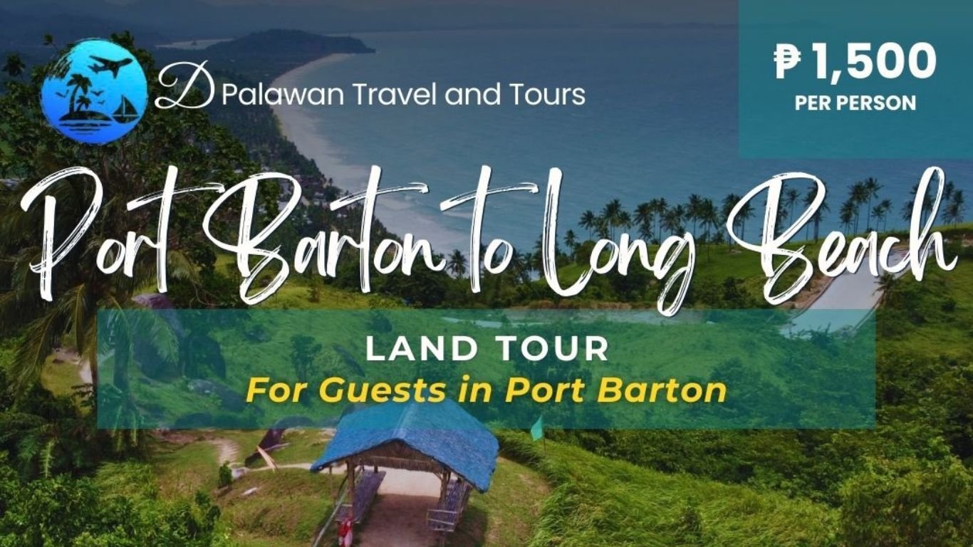 Port Barton Land Tour to Long Beach Palawan Packages