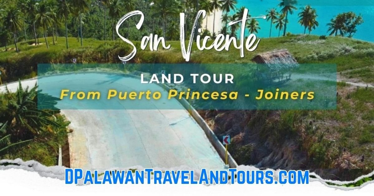 Land Tour from Puerto Princesa Joiners Long Beach San Vicente Palawan Philippines
