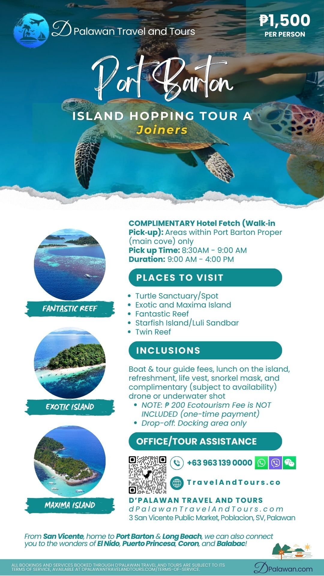 Port Barton Tour A Joiners