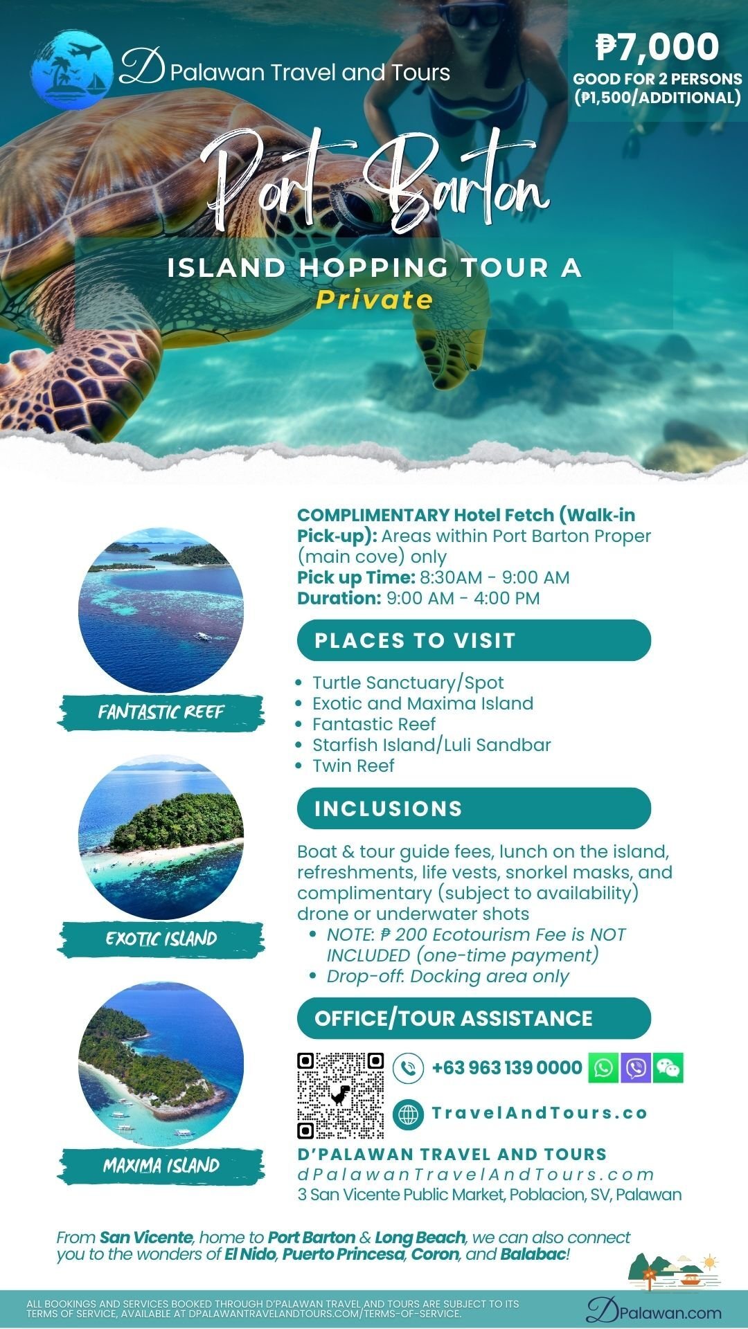 Port Barton Tour A Private