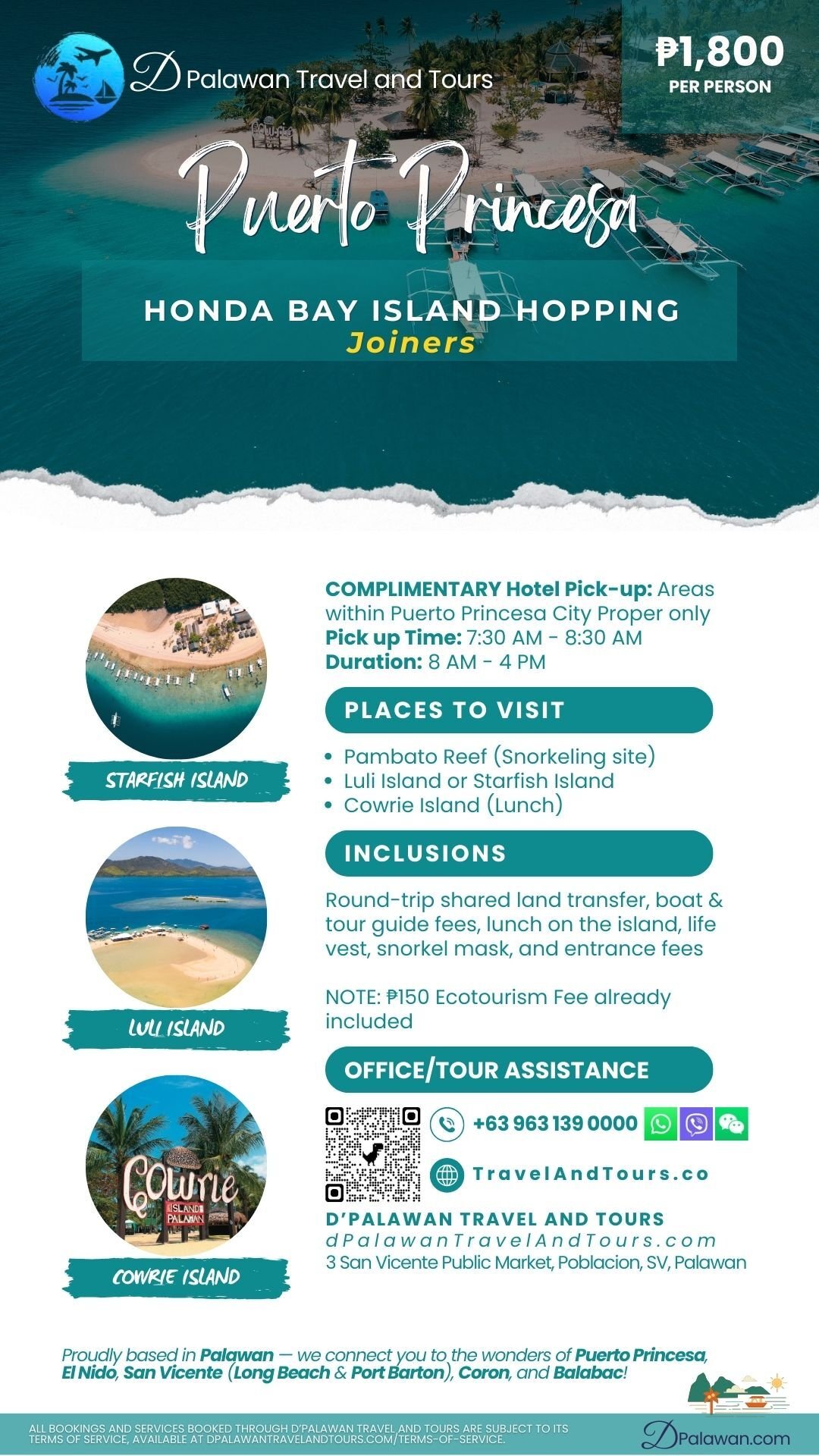 Puerto Princesa Honda Bay Island Hopping