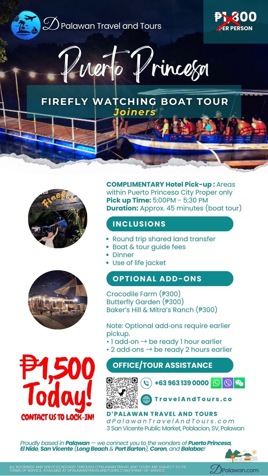 Puerto Princesa Iwahig Firefly Watching Tour Puerto Princesa Iwahig Firefly Watching Tour