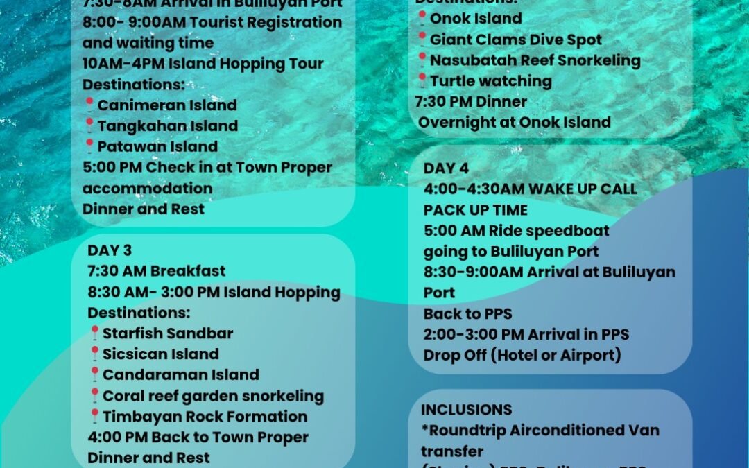 Mainland Balabac Basic Room – 4D3N Package, with Onok Island Overnight